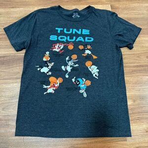 Space Jam Short Sleeve Gray T-shirt | Youth Size XL